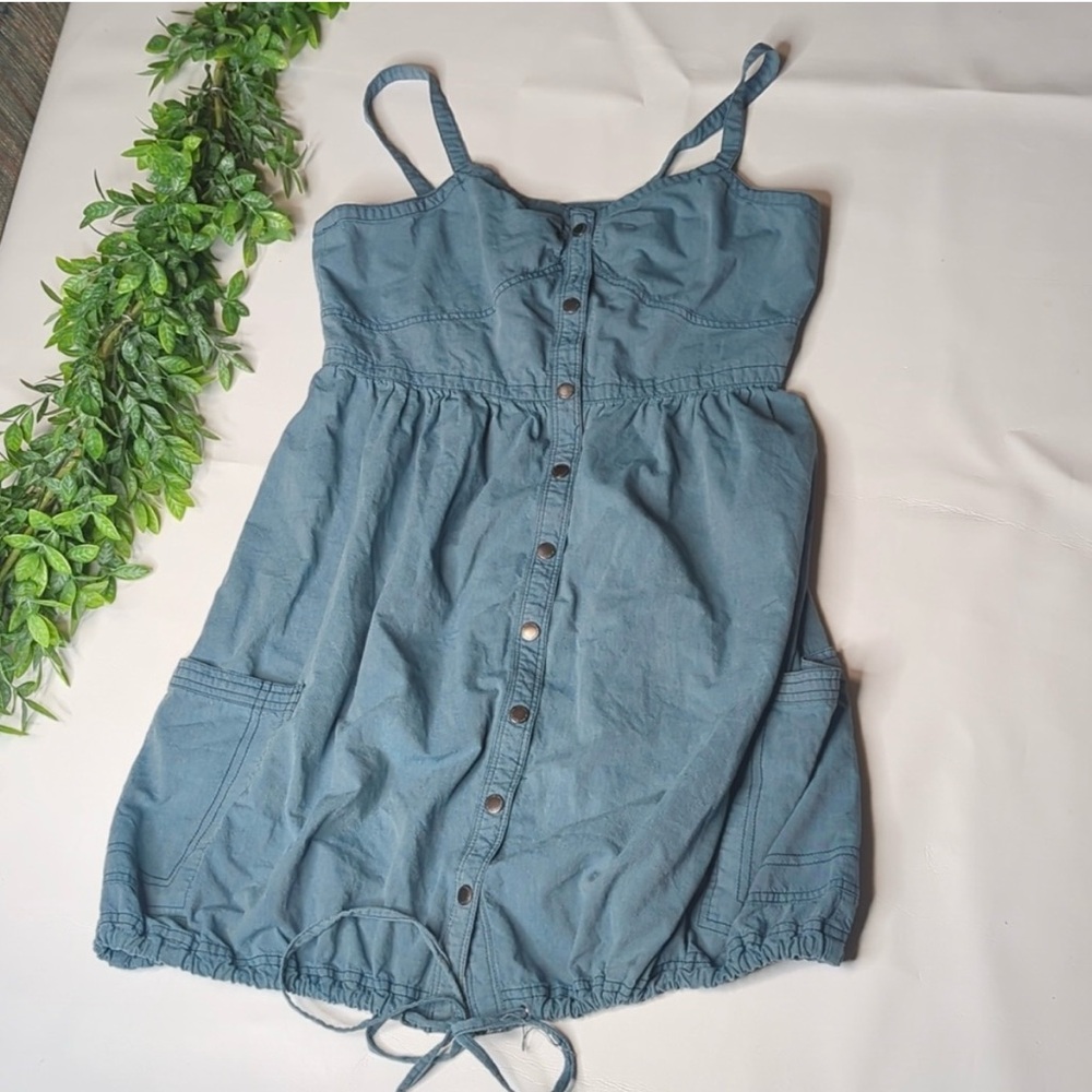 Zac Posen for Target denim chambray 100% cotton dress size L